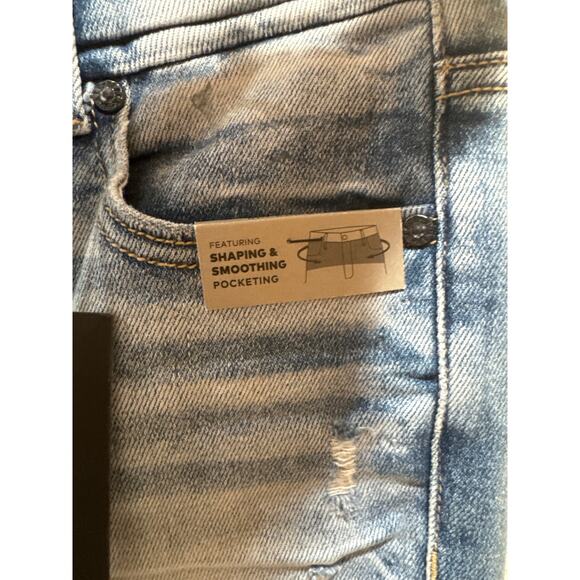 Womens Buckle Black fit no. 75 Ankle Skinny 24x27 distressed jeans New - Picture 2 of 5